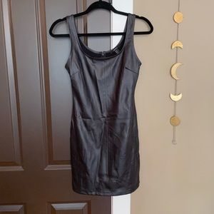 Forever 21 faux leather mini dress